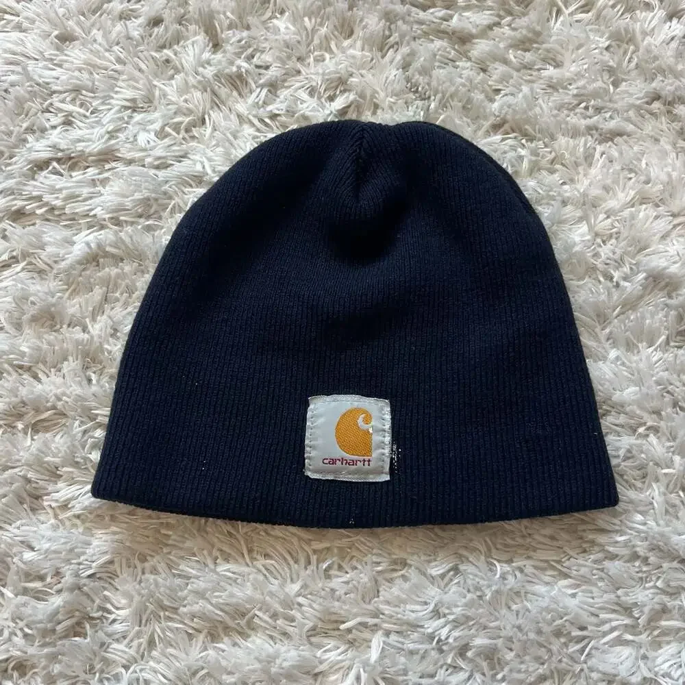 Carhartt Acrylic Watch Hat Knit Beanie Navy Blue One Size
